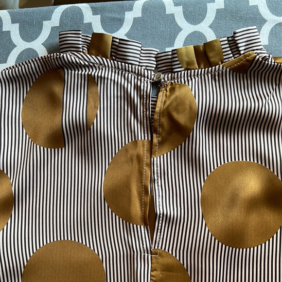 ASOS River Island pleated mock neck cap sleeve top sz6 - Picture 12 of 12